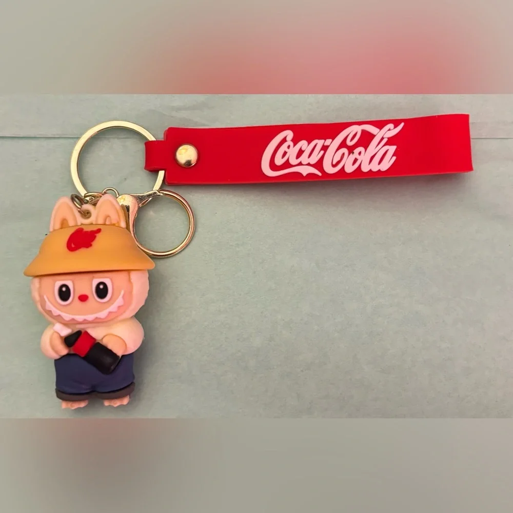 Coca Cola Labubu Collectible Keychain